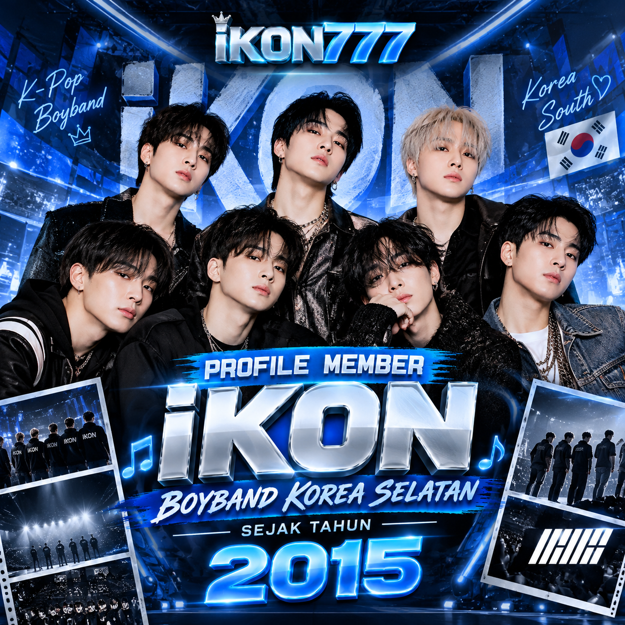 Profile Member iKON Boyband Korea Selatan Sejak Tahun 2015